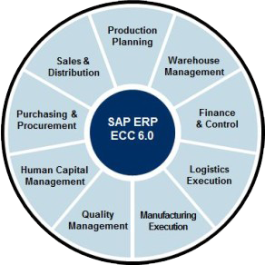 ERP system - Structure